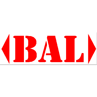 Panneau de fléchage bal