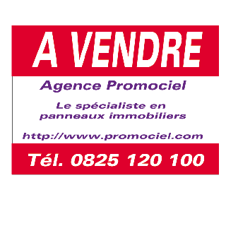 Panneau immobilier2coul