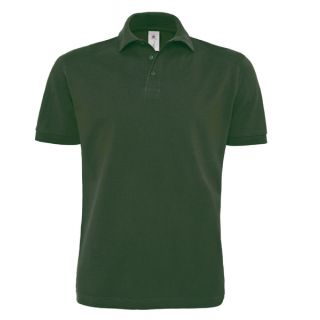 Polo heavymill vert bouteille