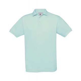 Polo safran bleu aqua