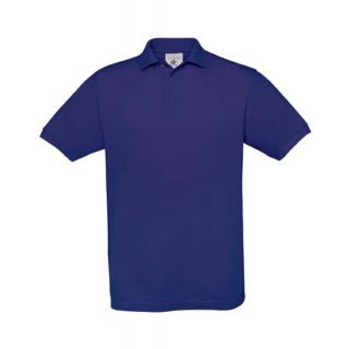 Polo safran bleu indigo