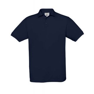 Polo safran bleu navy