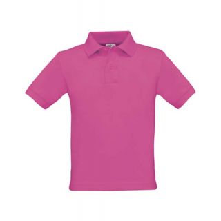 Polo safran kids fushia