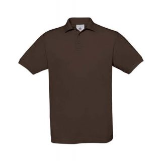 Polo safran marron