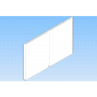 Porte visuel A4 vertical double 3 mm