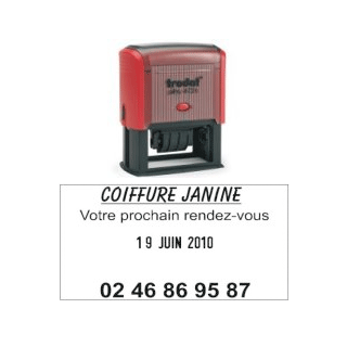 Tampon encreur printy dateur 4726 6 lignes