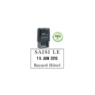 Tampon encreur printy dateur 4750 2 lignes