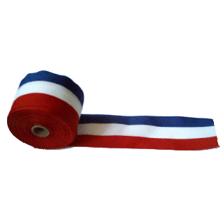 Ruban d'inauguration tricolore 102 mm