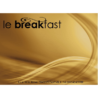 Sets de table personnalisés (500 ex)