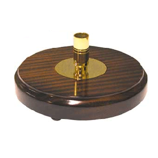 Socle 1 trou pour hampe