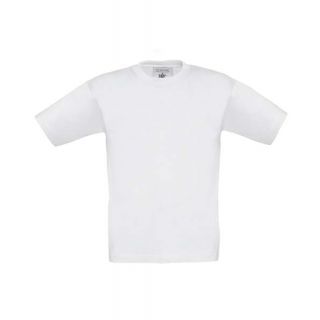 T-shirt enfant B&C exact 150 kid blanc
