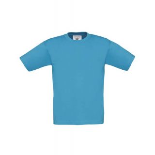 T-shirt enfant B&C exact 150 kid bleu atoll
