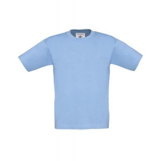 T-shirt enfant B&C exact 150 kid bleu ciel