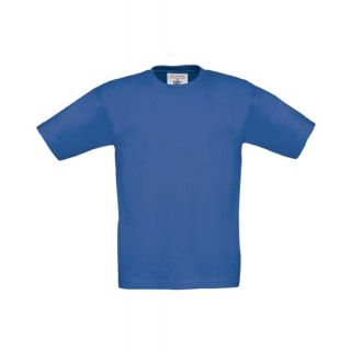 T-shirt enfant B&C exact 150 kid bleu royal