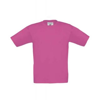 T-shirt enfant B&C exact 150 kid fushia