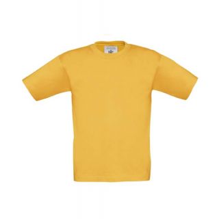 T-shirt enfant B&C exact 150 kid jaune or