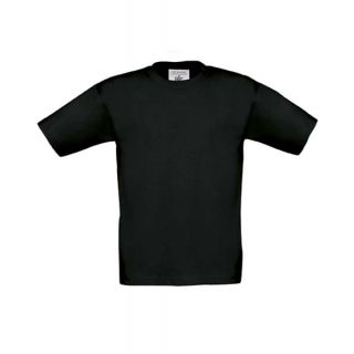 T-shirt enfant B&C exact 150 kid noir