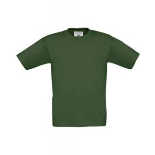 T-shirt enfant B&C exact 150 kid vert bouteille
