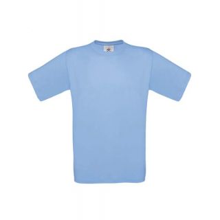 T-shirt B&C exact 190 bleu ciel