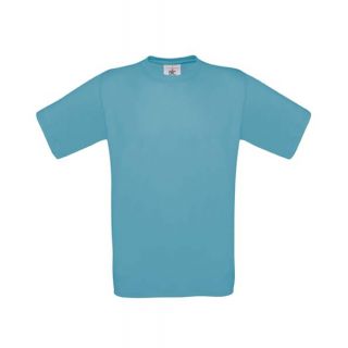 T-shirt B&C exact 190 bleu piscine