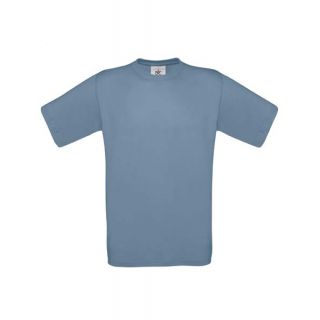 T-shirt B&C exact 190 bleu stone