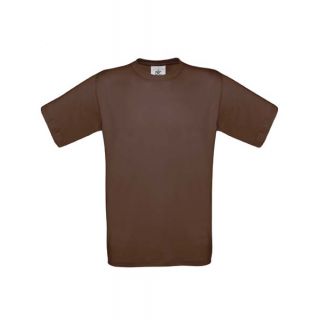 T-shirt B&C exact 190 marron chocolat