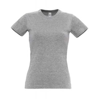 T-shirt femme B&C exact 190 women gris