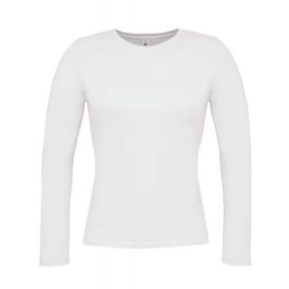 T-shirt women only lsl blanc