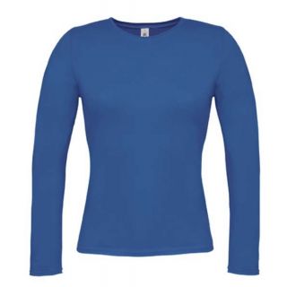 T-shirt women only lsl bleu royal