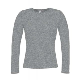 T-shirt women only lsl gris