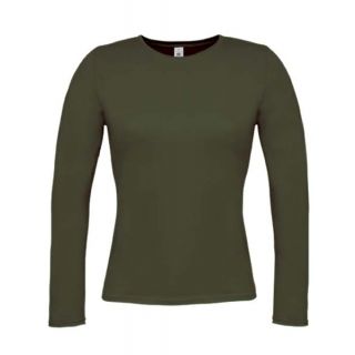 T-shirt women only lsl kaki