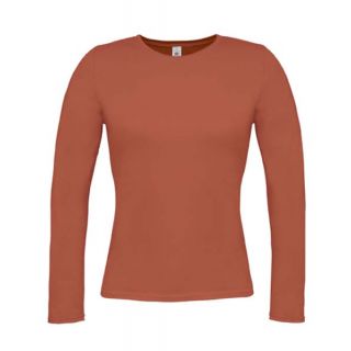 T-shirt women only lsl orange used