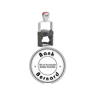 Tampon 5215 rond 8 lignes