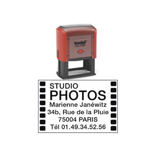 Tampon encreur personnalisé printy 4927 avec 9 lignes personnalisables