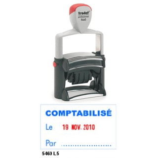 Tampon metal line comptabilisé le + date 5460l5