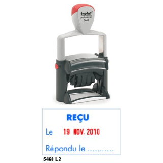 Tampon metal line reçu le + date 5460l2