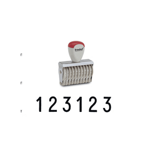 Tampon numéroteur à encrage séparé 15124