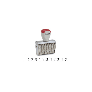 Tampon numéroteur à encrage séparé 15412