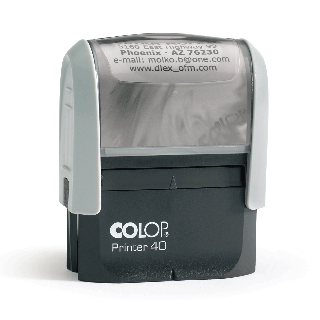 Tampon printer 40 gris