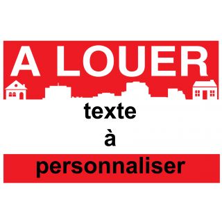 Panneau à louer 120 x 80 cm Classic à personnaliser