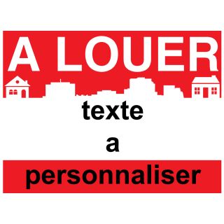 Panneau immobilier à louer 60 x 80 cm Classic à personnaliser