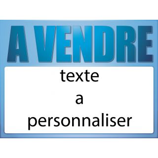 Panneau à vendre 60 x 80 cm Azur à personnaliser