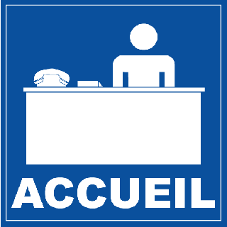 Panneau PVC accueil