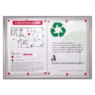 Vitrine ADHARA 3A4 avec visuel