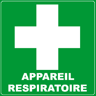 Panneau appareil respiratoire PVC