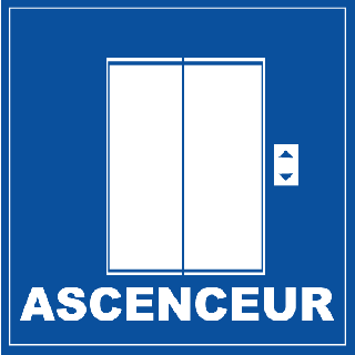 Panneau ascenseur alu
