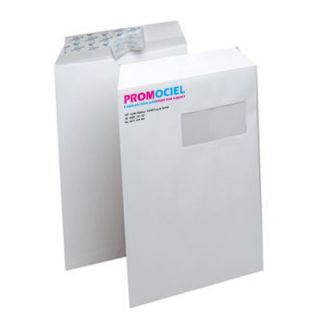 Enveloppes C4 personnalisées avec fenêtres les 2000 ex
