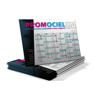 Calendriers bancaires A3 personnalisés par 1000 ex