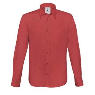 Chemise Homme B&C London rouge