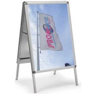 Chevalet stop trottoir A0 CLASA0 avec 2 affiches personnalisées